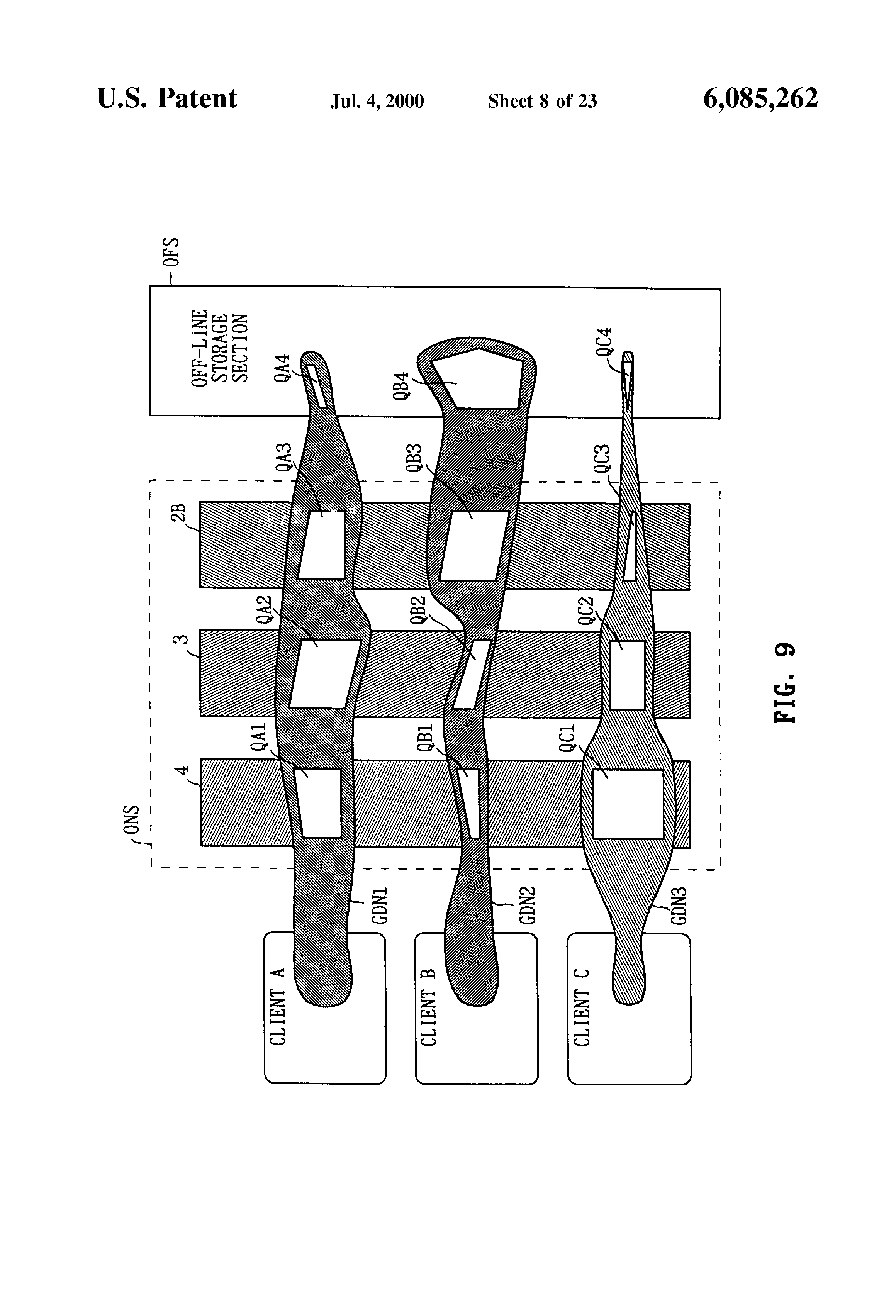 Patent US6085262 Hierarchical Data Storage Processing Apparatus For