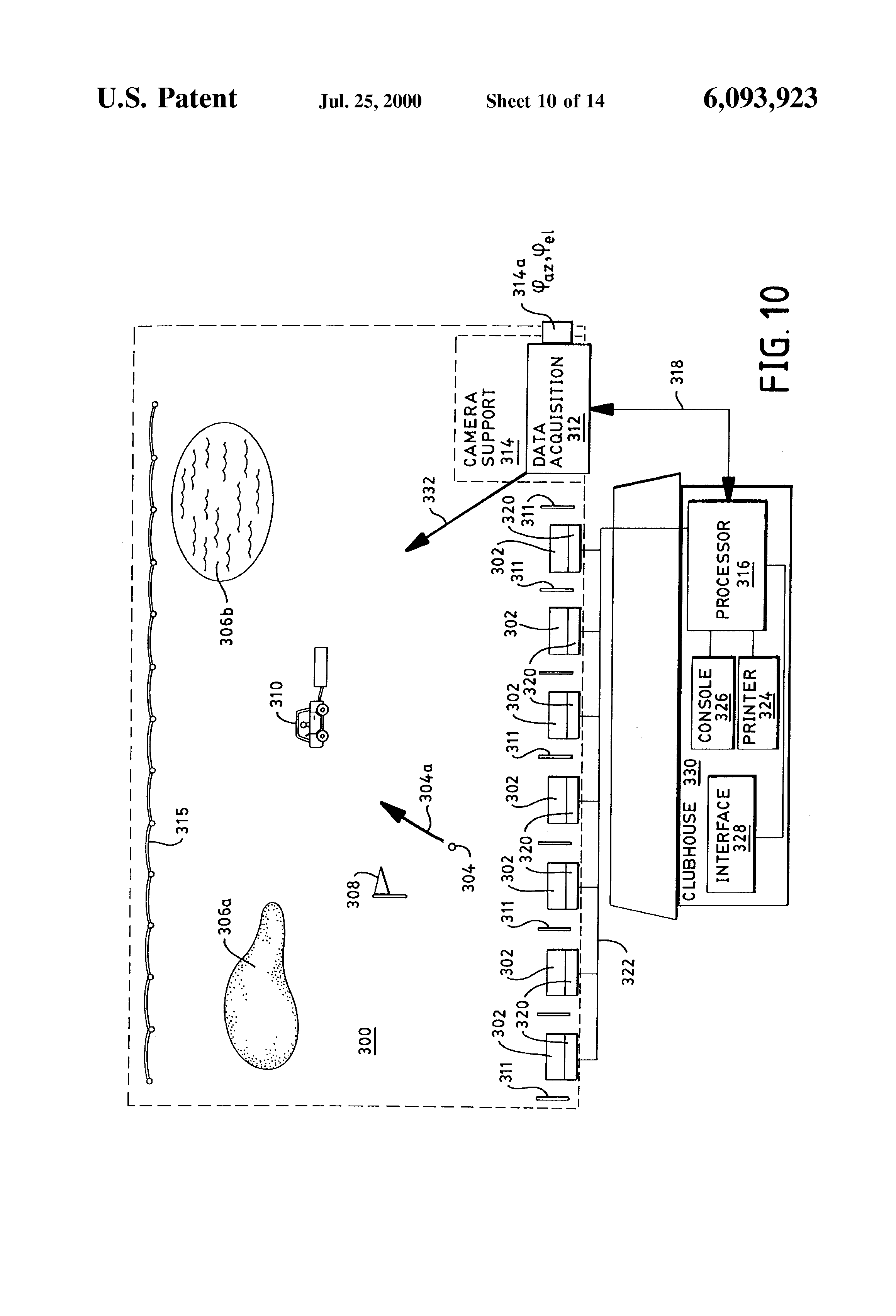 Golf Driving Range Dimensions Related Keywords Suggestions Patent Us6093923 Golf Driving Range Distancing Aratus