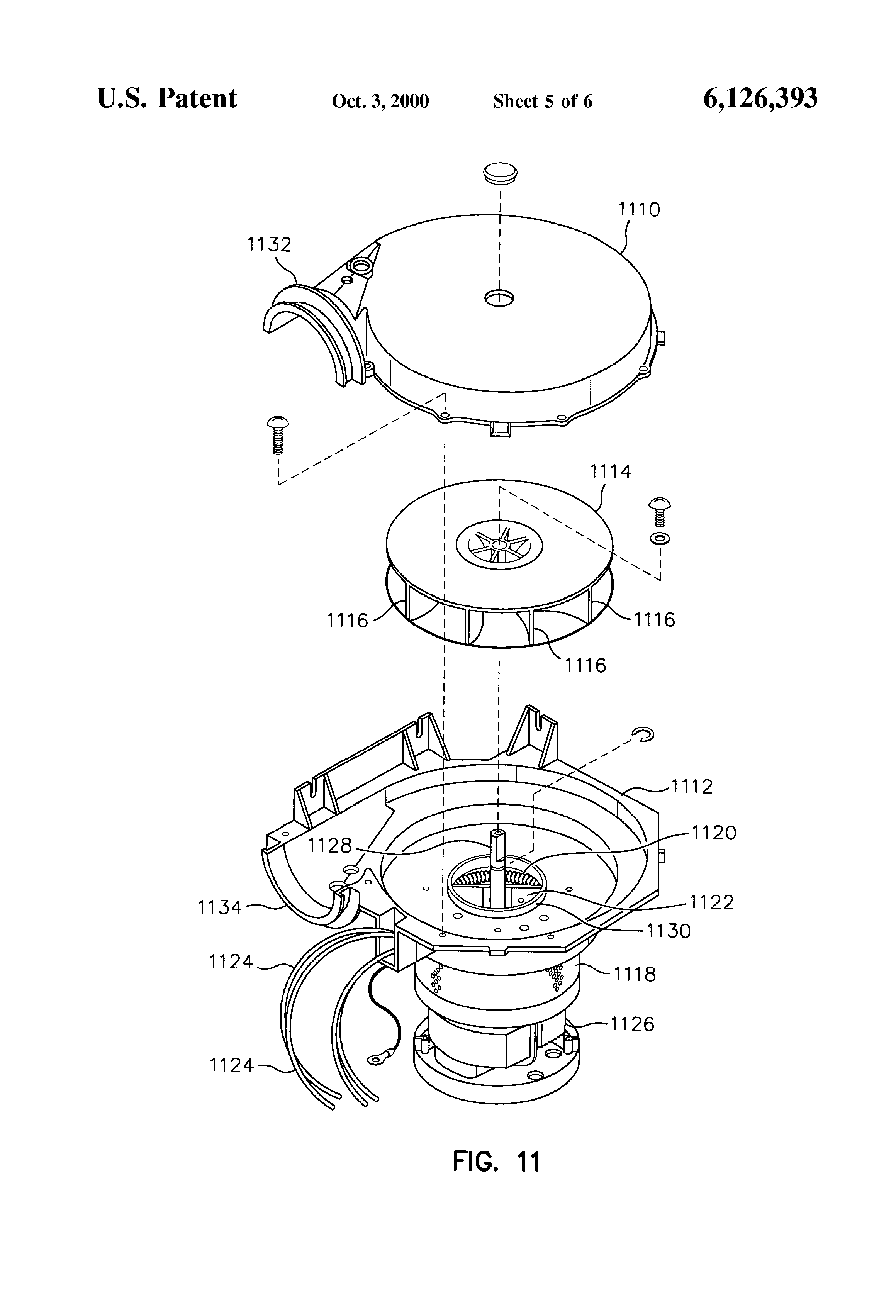 low noise air blower unit for inflating blankets
