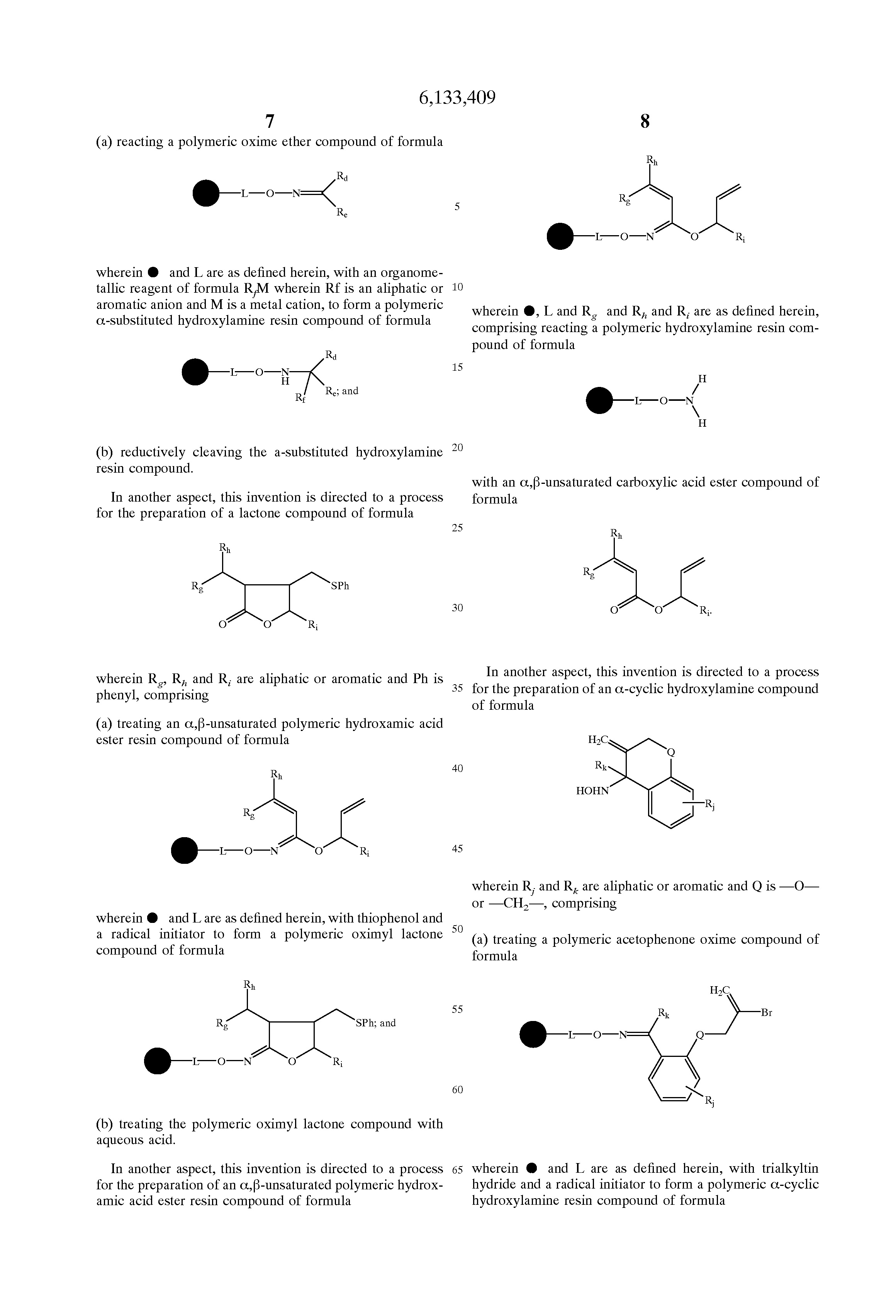 process for the solid phase synthesis of aldehyde, ketone
