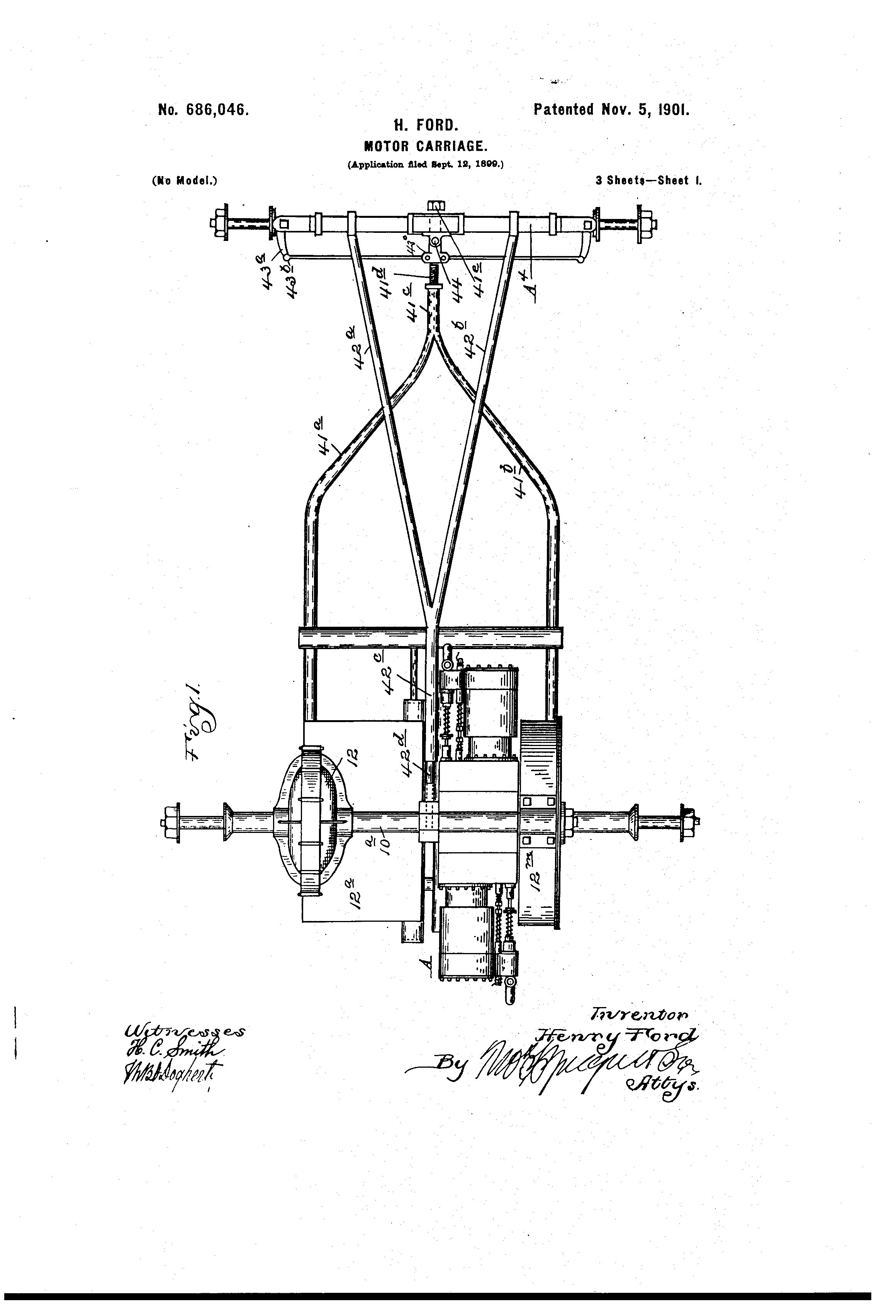 Henry Ford Random Patents #5 Motor Carriage
