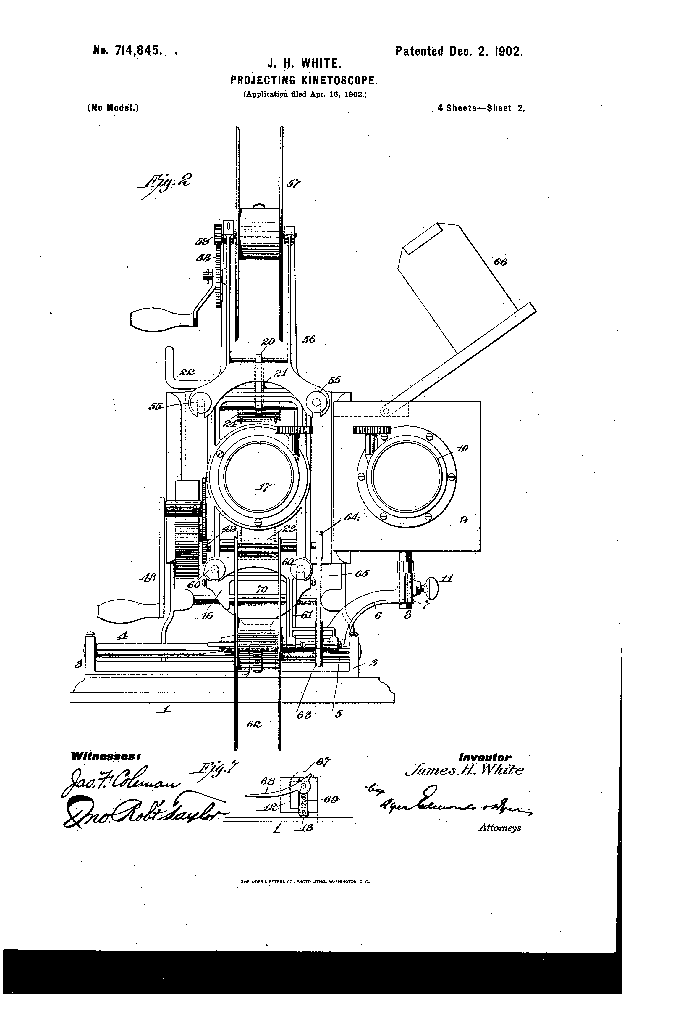 Home projecting kinetoscope Home projecting kinetoscope