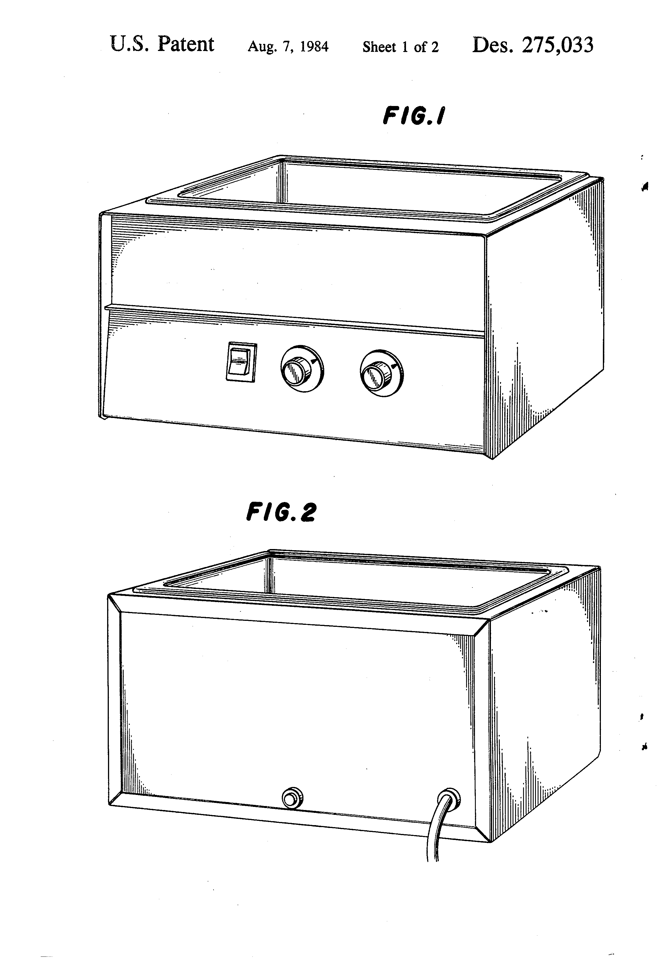 Patent USD275033 - Laboratory water bath - Google Patentsuche