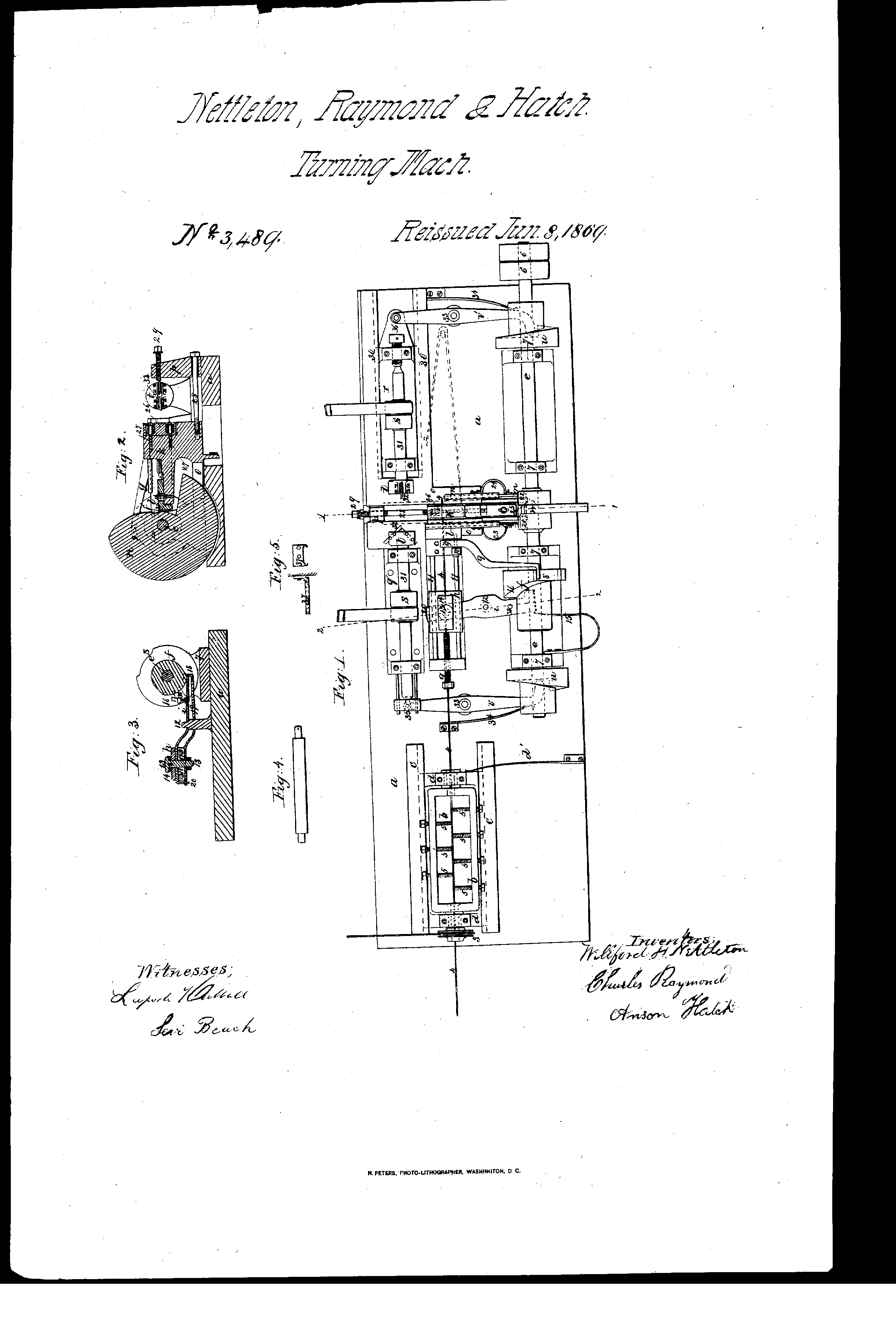 Machine Clock Pillar Turner