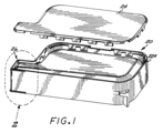 Compact leak-resistant seal for thermal ink jet print cartridge ink reservoir