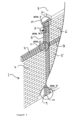 A support member and method of supporting a wall