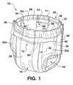 Absorbent article with improved leak guards