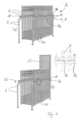 Docking station for rental items, rental item and deposit system